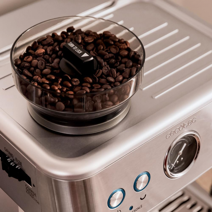 Espressor Barista Power Espresso 20, Cecotec Barista Maestro . 2250 W, 20 Bar, argintiu [4]