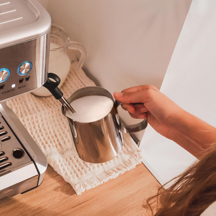 Espressor Barista Power Espresso 20, Cecotec Barista Maestro . 2250 W, 20 Bar, argintiu [2]