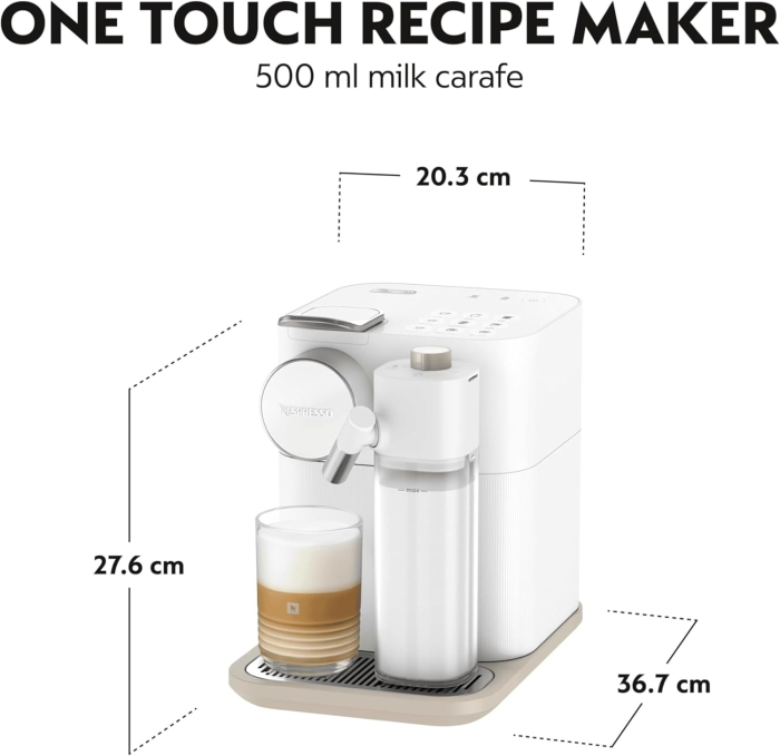 Espressor DeLonghi Nespresso EN 640.B Gran Lattissima, Alb - GRAD A [3]