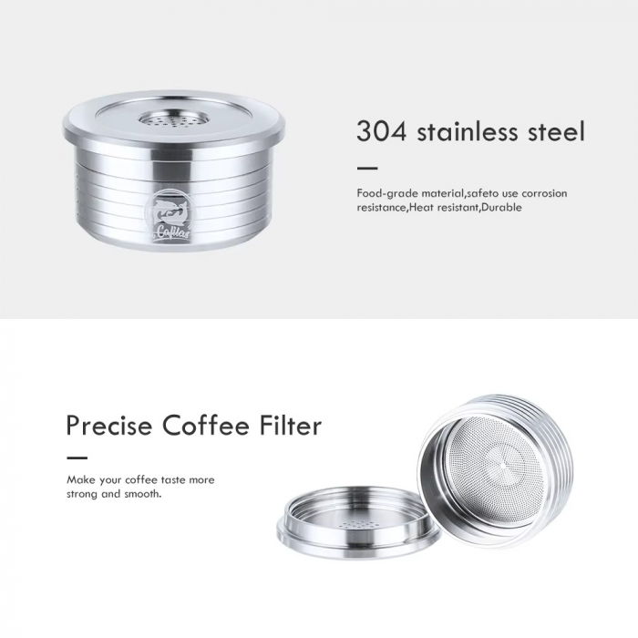 Expressor cu capsule, Delta Q Mini Qool , 1200 W, 19 bar, gri plus 2 capsule inox reutilizabile - GRAD A [5]