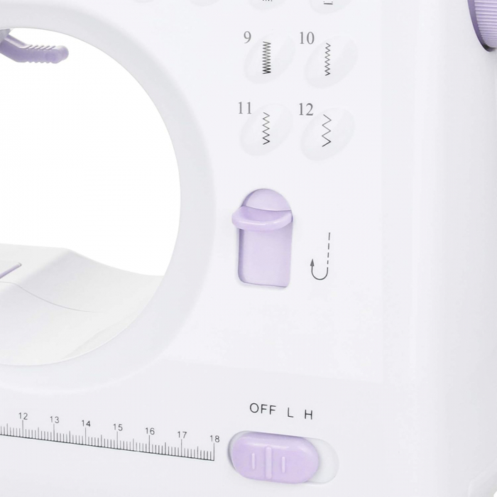 Mașină de cusut Emerio SEW-121820, 12 modele de cusături, pedala, lumina LED - GRAD A [3]