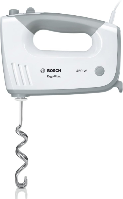 Mixer de mână Bosch MFQ36470,  5 viteze, 450 W, alb/gri - GRAD D [2]