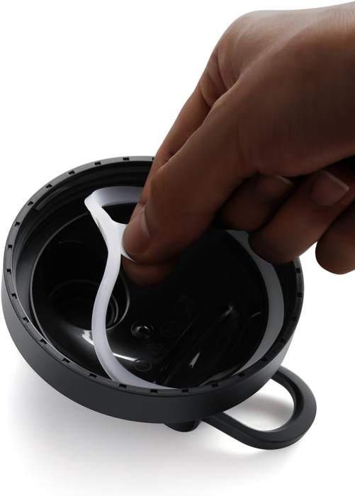 Mixer electric pentru shake-uri proteice,  600 ml, negru - GRAD A [4]