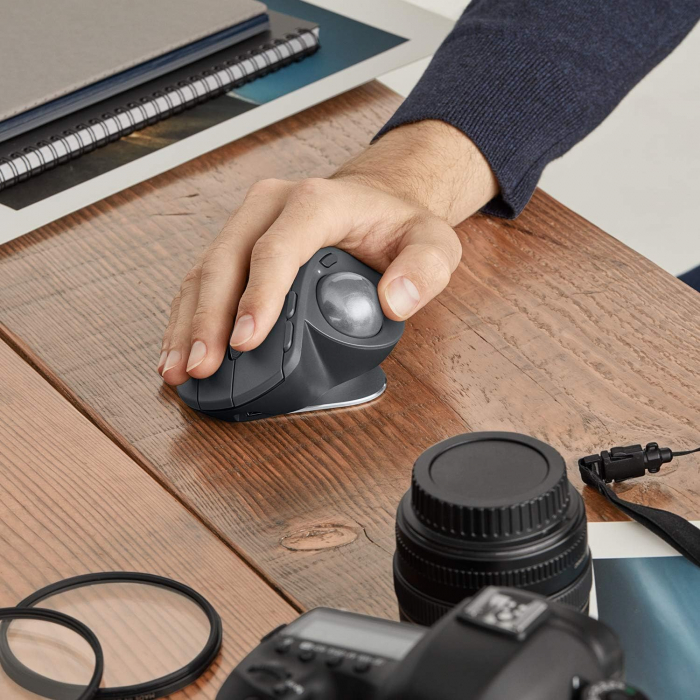 Mouse bluetooth Logitech MX Ergo Trackball, negru [2]