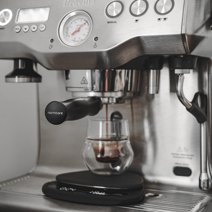 Portafiltru fără fund Normcore 58 mm compatibil cu espressoare Breville, negru - GRAD A [2]