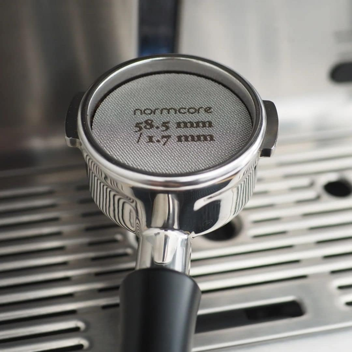 Portafiltru fără fund Normcore 58 mm compatibil cu espressoare Breville, negru - GRAD A [4]
