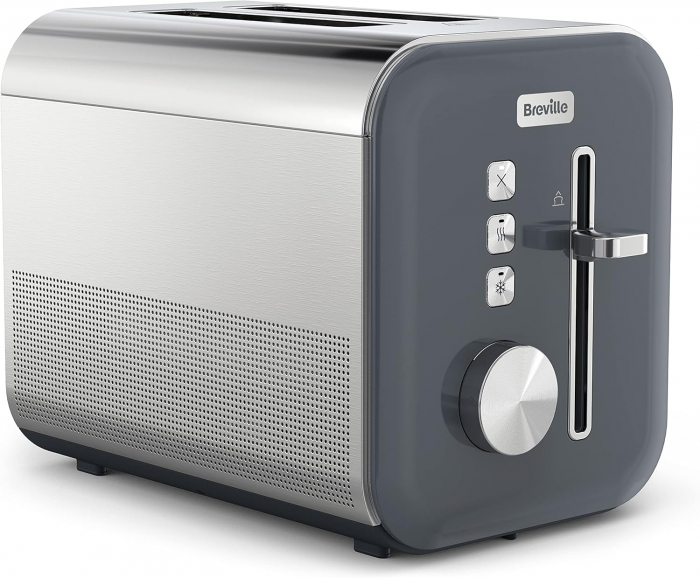 Prajitor paine Breville VTT949X, 2 sloturi extra late, 850W, argintiu/negru [1]