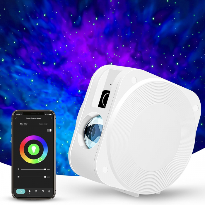 Proiector camera ,WiFi LED, aplicatie, compatibil Alexa  - GRAD A [1]