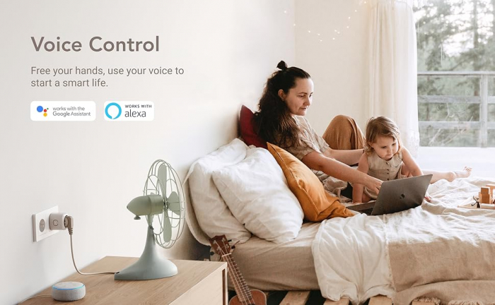 Set 2 prize smart Wi-Fi, Nooie - Amazon, control la distanta, timer, monitorizare consum, compatibile cu Alexa si Google Home [5]