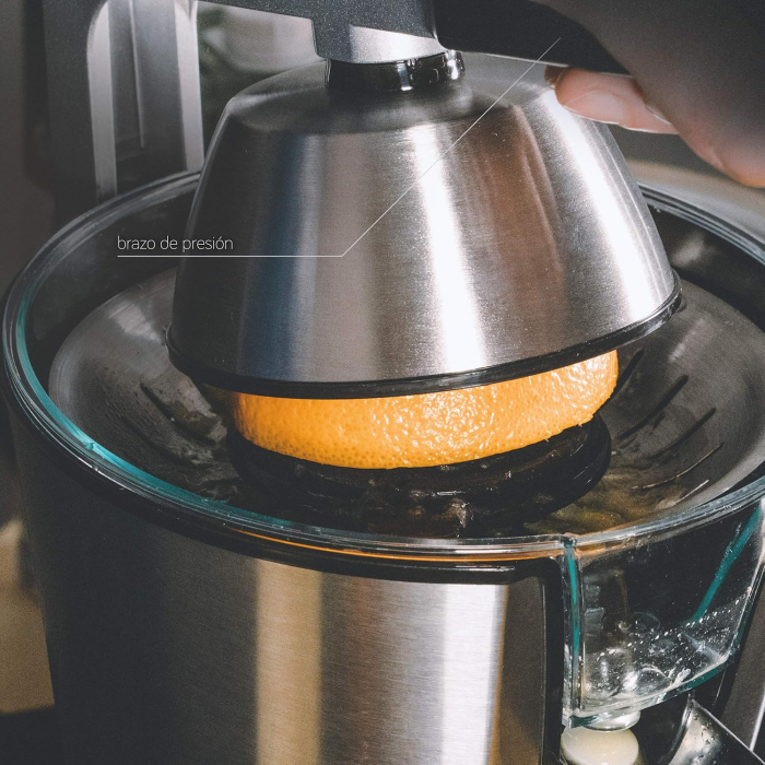 Storcator citrice Ufesa EX4950, 600W, con dublu, filtru otel inoxidabilfara BPA [4]