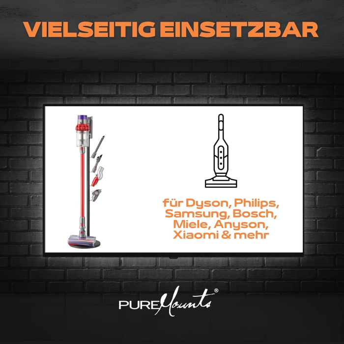 Suport de podea PureMounts, pentru aspirator vertical - GRAD A [4]