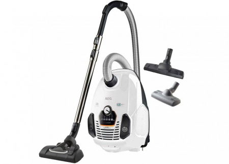 Electrocasnice - Aspirator cu sac AEG VX7-2-IW-S, 650W, 3.5L, clasa energetica A, alb