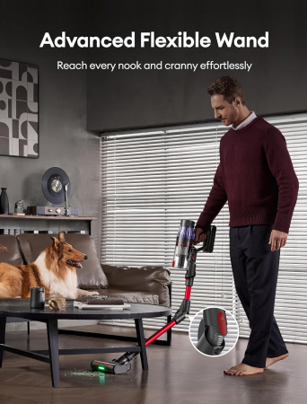 Aspirator fără fir Ultenic U16 Flex, 29.6 V, 45kPa, 500W, tub pliabil, display LED, Li-ion - GRAD A [3]