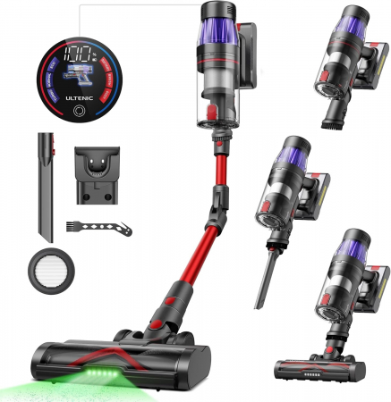Aspirator fără fir Ultenic U16 Flex, 29.6 V, 45kPa, 500W, tub pliabil, display LED, Li-ion - GRAD A [0]