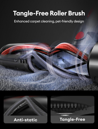 Aspirator fără fir Ultenic U16 Flex, 29.6 V, 45kPa, 500W, tub pliabil, display LED, Li-ion - GRAD A [6]