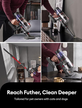 Aspirator fără fir Ultenic U16 Flex, 29.6 V, 45kPa, 500W, tub pliabil, display LED, Li-ion - GRAD A [5]