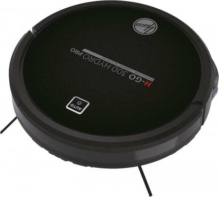 Aspiratoare - Aspirator Robot Hoover HGO330HC, 720 W, 0.35 L, Wi-Fi, Alexa&Google Home, Negru