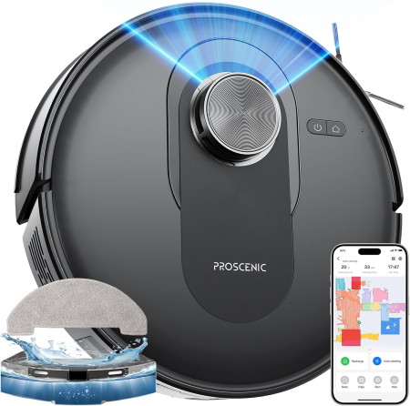 Aspiratoare - Aspirator robot Proscenic Q8 cu funcție de mop - GRAD A