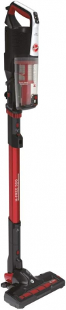 Electrocasnice - Aspirator vertical 2 in 1 Hoover H-FREE 500, 290 W, 0.45 l, 22.2 V, gri/rosu - GRAD B