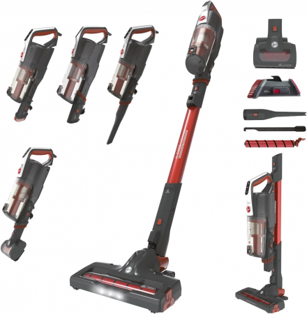Electrocasnice - Aspirator vertical 2 in 1 HONITURE S12, 1.2 litrii, 33000 Pa, 22V, albastru