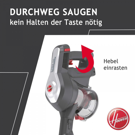 Aspirator vertical Hoover H-FREE 100, 22V, gri/rosu [4]