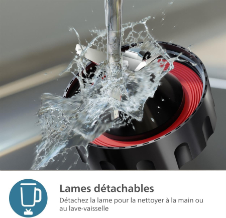 Blender Philips seria 5000, HR3031/00, 2L, 1200W, negru - GRAD A [3]