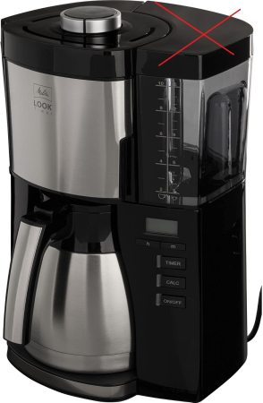 Cafetiera Melitta Look V Timer 1025-18, 1,25 L,  10 cani - GRAD B [1]