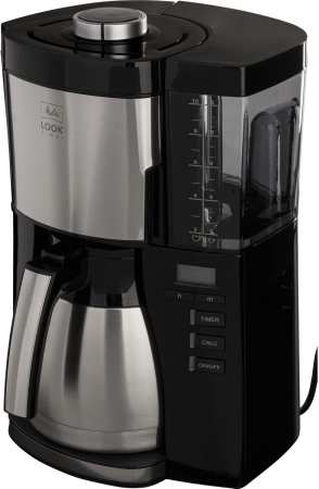 Cafetiere - Cafetiera Melitta Look V Timer 1025-18, 1,25 L,  10 cani - GRAD B