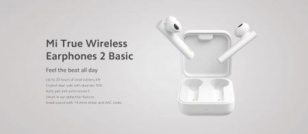 Casti In-Ear, bluetooth, Xiaomi Mi True Wireless Earphones 2 Basic, alb [4]