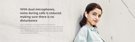 Casti In-Ear, bluetooth, Xiaomi Mi True Wireless Earphones 2 Basic, alb [2]