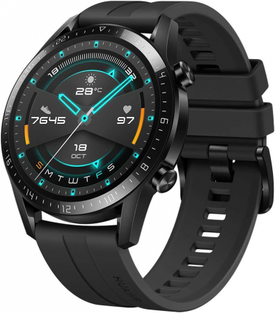 Ceas smart Huawei GT 2 46mm, Negru [0]