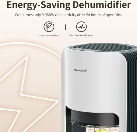 Dezumidificator OMISOON 1200ml, oprire automata, lumina LED - GRAD A [4]