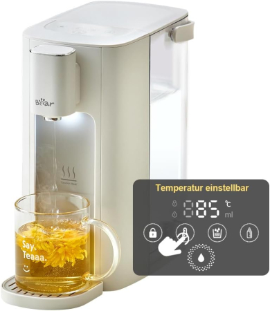 Electrocasnice - Dispenser apa fierbinte Bear 3 L cu ecran tactil si 6 temperaturi presetate - GRAD A