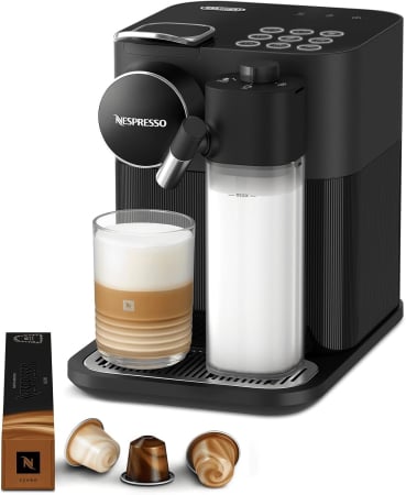 Espressoare cafea - Espressor Nespresso EN 640.B Gran Lattissima, Negru - GRAD B