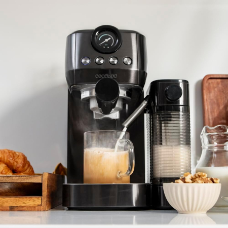 Espressor semiautomat Cecotec Power Espresso 20 Steel Pro Latte. 1350 W - GRAD B [1]