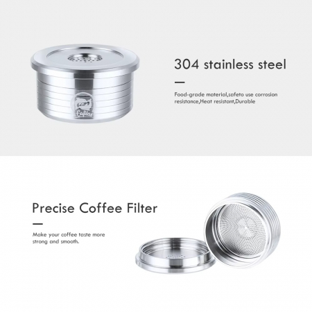 Expressor cu capsule, Delta Q Mini Qool , 1200 W, 19 bar, gri plus 2 capsule inox reutilizabile - GRAD A [4]