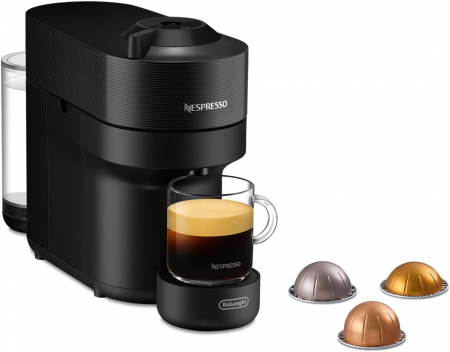Expresoare, Cafetiere si Accesorii - Expressor De'Longhi Nespresso Vertuo Pop ENV90.B, 1260W,  negru