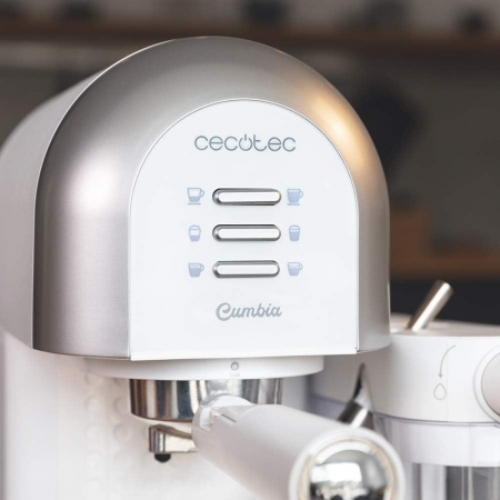 Expressor semi-automant Cecotec - Cumbia Power Instant-ccino, 20 bar, 1470W, 1.7l, alb [4]