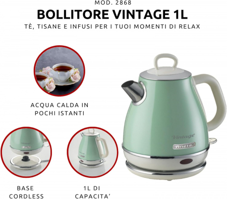 Fierbator  Ariete Vintage 2868/04, 1630 W, 1L, vernil - GRAD A [1]