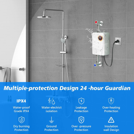 Incalzitor electric instant , 220V 3500W,  afisaj LED - GRAD A [1]