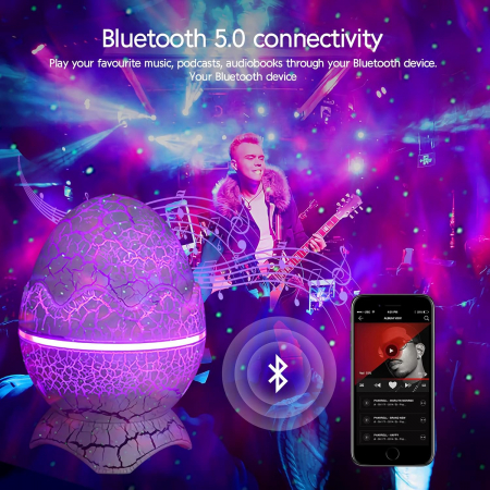 Proiector aurora LED, ou de dinozaur, boxa bluetooth, telecomanda, SZPACMATE - Amazon - GRAD A [1]