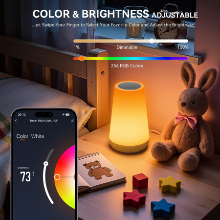 Lampa LED de Noapte, Culori RGB, touch, Tuya - GRAD A [1]