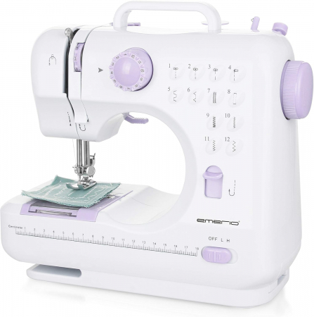 Masini de cusut - Mașină de cusut Emerio SEW-121820, 12 modele de cusături, pedala, lumina LED - GRAD A
