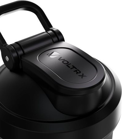 Mixer electric pentru shake-uri proteice,  600 ml, negru - GRAD A [1]