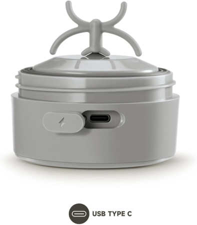 Mixer electric pentru shake-uri proteice,  600 ml, negru - GRAD A [5]