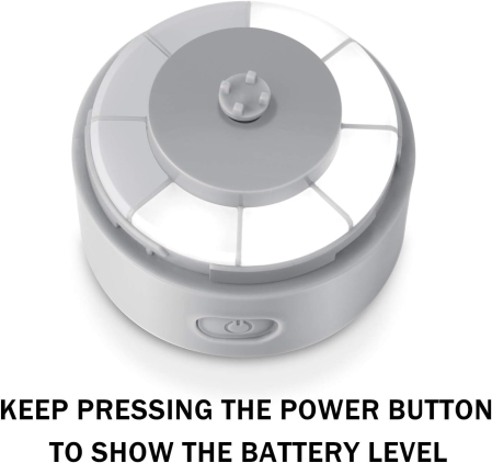 Mixer electric pentru shake-uri proteice,  650 ml, alb - GRAD A [2]