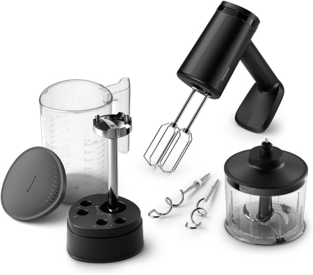 Aparate pentru gatit - Mixer vertical PHILIPS Seria 5000 HR3781/20, 1l, 500W, 5 trepte viteza - GRAD A