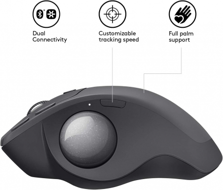 Mouse bluetooth Logitech MX Ergo Trackball, negru [3]