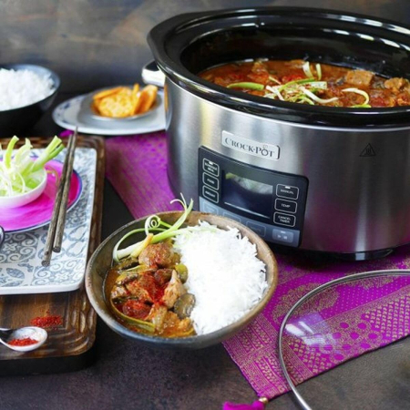 Oala de gatit lent, 5.6L Crock-Pot, digital, CSC066X - GRAD A [2]
