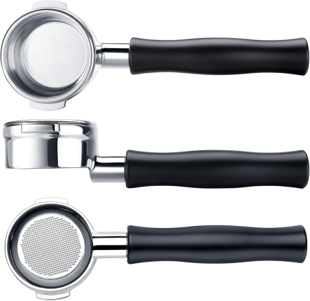 Portafiltru fără fund Normcore 58 mm compatibil cu espressoare Breville, negru - GRAD A [4]